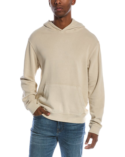 Onia Waffle-lined Hoodie In White