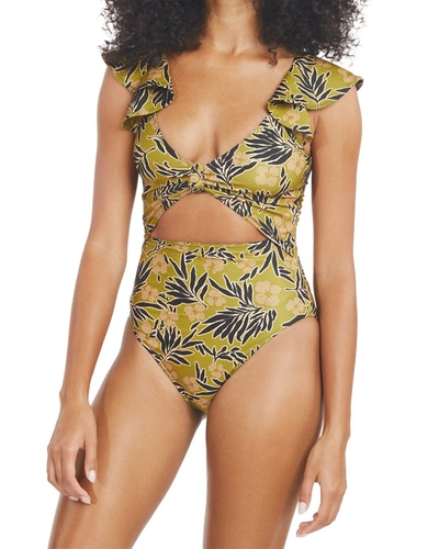 Tanya Taylor Coraline One-piece In Green