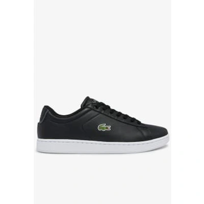 Lacoste Men's Carnaby Pro Bl Leather Tonal Sneakers - 7.5 In Black
