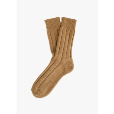 Thunders Love Wool Collection Shetland Sand Socks