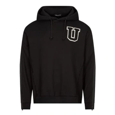 Undercover U Logo Hoodie In Black