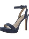 Veronica Beard Darcelle Womens Buckle Ankle Strap Heels In Multi
