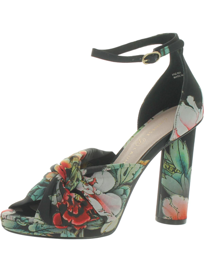 Chinese Laundry Flory Womens Satin Floral Heels In Multi
