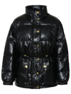 MICHAEL MICHAEL KORS BLACK POLYURETHANE JACKET