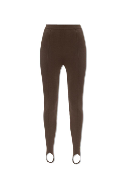 Nanushka Eveline Leggings In Bitter Chocolate