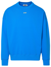 AUTRY COBALT COTTON SWEATSHIRT