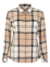 Barbour Bredon Tartan Check Button Front Shirt In Fawn Tartan