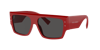 Dolce & Gabbana Dg4459 Square-frame Acetate Sunglasses In Dark Grey