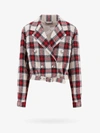 Alessandra Rich Giacca In Tweed Ricamato   Donna In Red