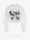 Alexander Mcqueen Printed Sweatshirt In White
