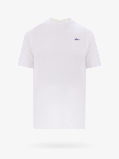 Autry Logo-patch Crew-neck T-shirt In White