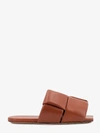Bottega Veneta Padded Leather Sandals In Brown