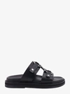Celine Tippi-vegetable Tanned Slippers In Black