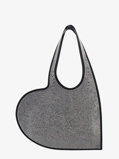 Coperni Rhinestone-embellished Shoulder Bag In Beige