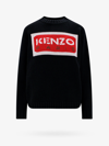 Kenzo Logo Cotton Sweatshirt In Black