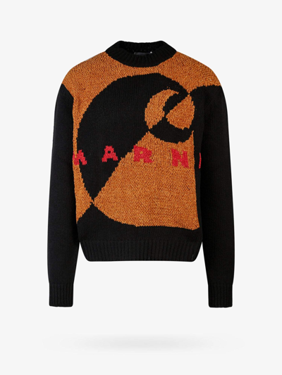 Marni X Carhartt Wip Wool And Silk Sweater In Black