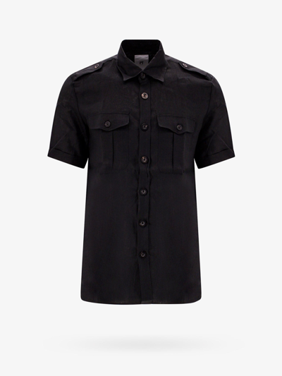 Pt Torino Shirt In Black