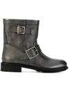 JIMMY CHOO JIMMY CHOO YOUTH BIKER BOOTS - GREY,YOUTHMGL12177874