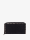 Stella Mccartney Falabella Continental Wallet In Black