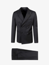Tagliatore Double-breasted Tuxedo In Black