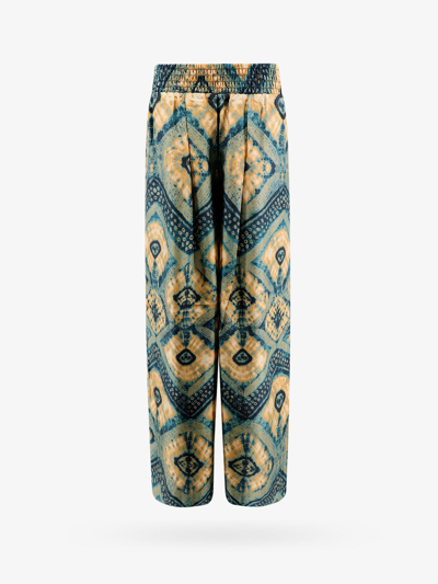 Ulla Johnson Clemence Silk Wide-leg Trousers In Multicolor