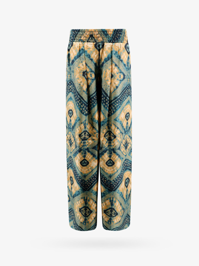 Ulla Johnson Clemence Silk Wide-leg Pants In Brown