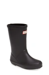 Hunter First Classic Waterproof Rain Boot In Black