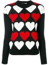 LOVE MOSCHINO heart knitted jumper,WS70G00X114812176513