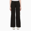 Moose Knuckles Malibu Logo Plaque Drawstring Pants In Black