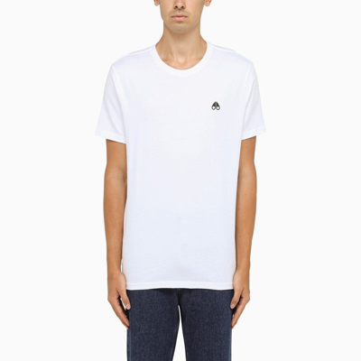 Moose Knuckles Satellite T Shirt White In White