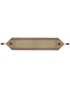 Northern Lights Northlight 36in Red And Brown Burlap And Plaid Reindeer Christmas Table Runner In Brown