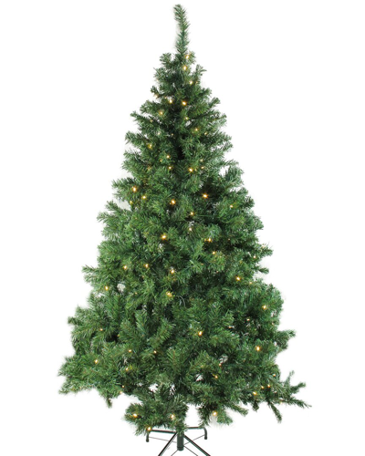 Northern Lights Northlight 6ft Pre-lit Mixed Classic Pine Medium Artificial Christmas Tree Warm Clear Led Lights In Green