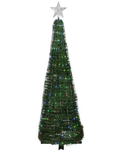 Northern Lights Northlight 6ft Green Color Changing Multiple Function Pop Up Artificial Outdoor Christmas Tree