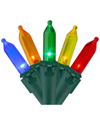Northern Lights Northlight 450-count Multi-color Mini Christmas Light Set 92ft Green Wire In Multi