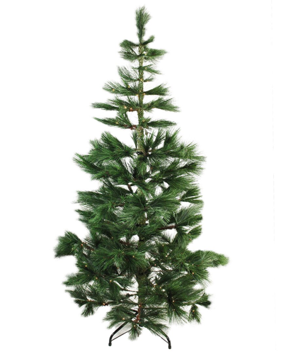 Northern Lights Northlight 7ft Pre-lit Medium Pine Artificial Christmas Tree - Warm Clear Led Lights In Green