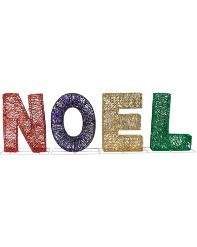Northern Lights Northlight 46in Led Lighted Traditional Colored Noel Outdoor Christmas Decoration In Red