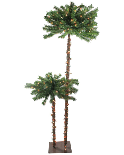 Northern Lights Northlight 6ft Pre-lit Tropical Palm Tree Artificial Christmas Tree - Clear Lights