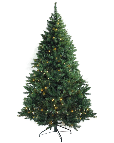 Northern Lights Northlight 9.5ft Pre-lit Full Buffalo Fir Artificial Christmas Tree - Warm White Led Lights In Green