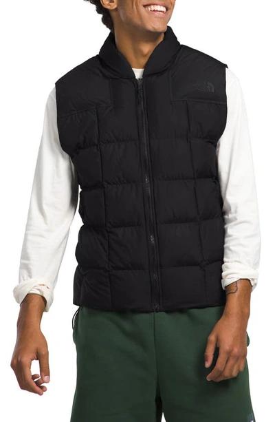 The North Face Lhotse Water Repellent Reversible Vest In Black