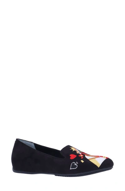 J. Reneé Fullhouse Embroidered Loafer In Black