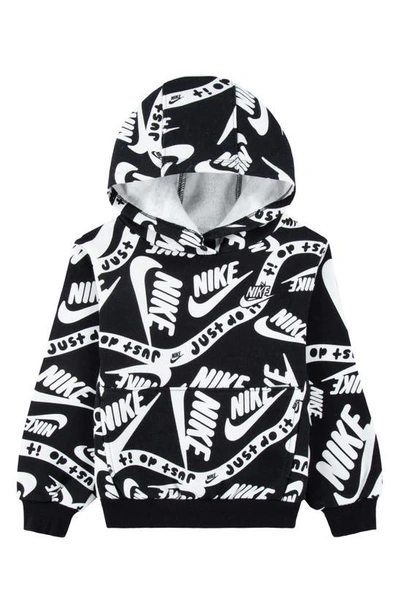 Nike Kids' Sportswear Club Fleece Hoodie In Black