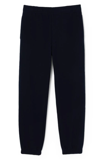 Lacoste X Bandier Cotton Blend Joggers In 166 Marine