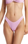 Billabong Summer High Hike Bikini Bottoms In Lavender Kiss