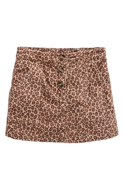 Mini Boden Kids' A-line Mini Skirt Leopard Print Girls Boden