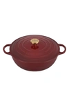 Le Creuset Signature 7.5-quart Enameled Cast Iron Brazier In Rhone