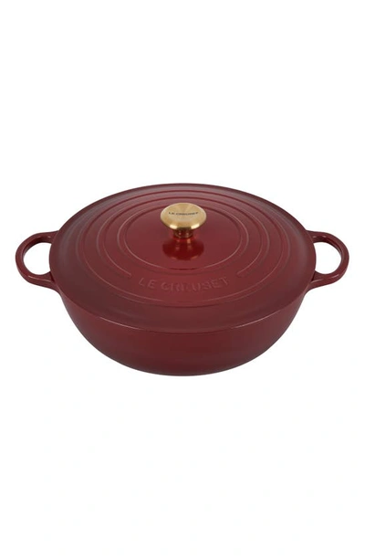 Le Creuset Signature 7.5-quart Enameled Cast Iron Brazier In Rhone