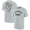 FANATICS SIGNATURE UNISEX FANATICS SIGNATURE GRAY LOS ANGELES RAMS ELEMENTS SUPER SOFT SHORT SLEEVE T-SHIRT