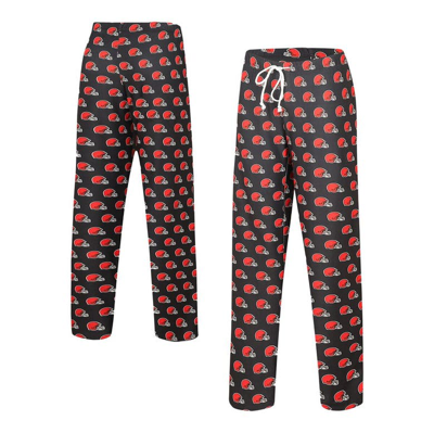 Concepts Sport Brown Cleveland Browns Gauge Allover Print Sleep Pants
