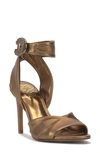 Vince Camuto Anyria Ankle Strap Sandal In Luxe Gold Metallic