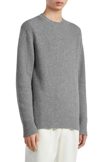 Zegna Cashmere Sweater In Grey